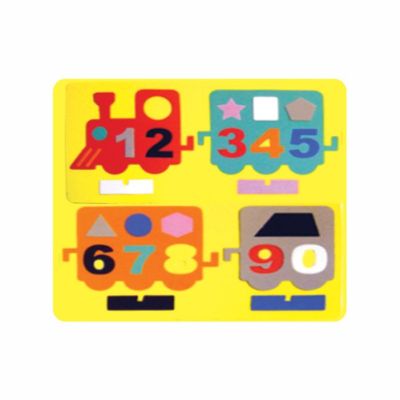 Brinquedo Pedagogico E.v.a Trenzinho Ref.144 Rdj