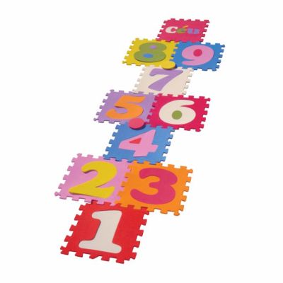 E.v.a Tapete Amarelinha 10 Placas 31x31cm 5mm Ref.432 Rdj