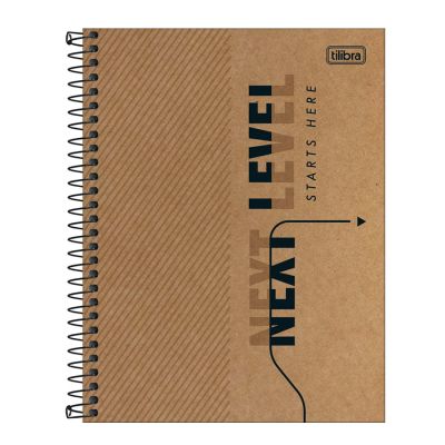 Caderno Colegial Capa Dura 1x1 80fls Kraftwork Tilibra