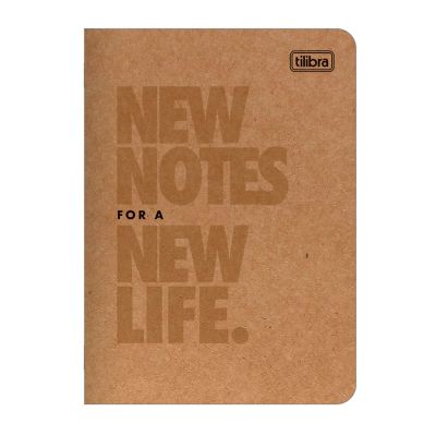 Caderneta Grampeada Capa Flexivel 32fls Kraftwork 12,3x17,6cm Tilibra