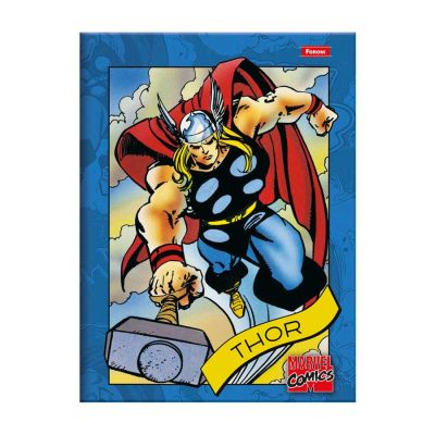 Caderno Linguagem Brochura Capa Dura 1/4 80fls Marvel Comics Foroni