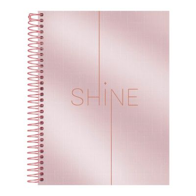Caderno Colegial Capa Dura 1x1 80fls Shine Foroni