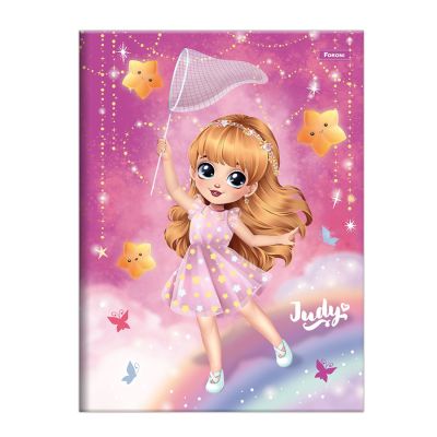 Caderno Linguagem Brochurao Capa Dura 80fls Judy Foroni