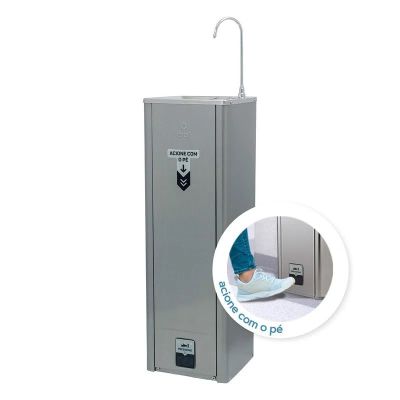 Purificador De Agua De Pressao Puripress Hands Free 110v Inox Ibbl Ww