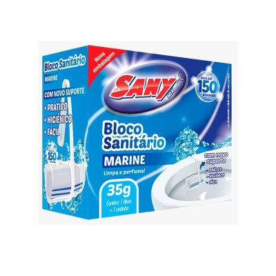 Odorizante Sanitario Aparelho + Refil Bastao Marine 35g Sany Bril