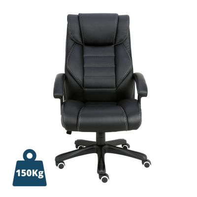 Cadeira Presidente C/braco Preta Deluxe Ga202 Multi