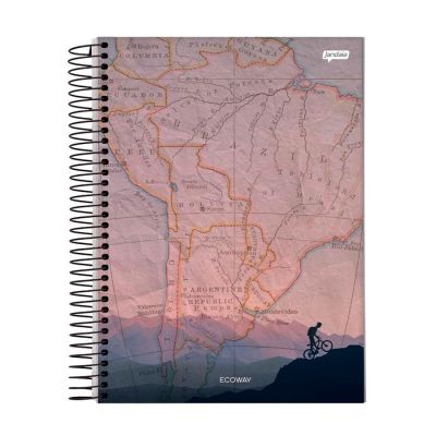 Caderno Universitario Capa Dura 1x1 80fls Eco Way Jandaia