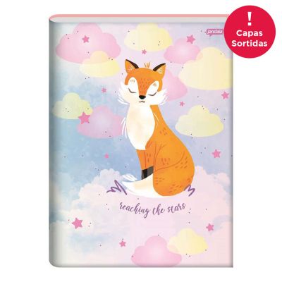 Caderno Linguagem Brochura Capa Dura 1/4 80fls Dream Jandaia