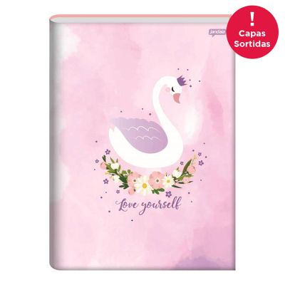 Caderno Linguagem Brochurao Capa Dura 80fls Dream Jandaia