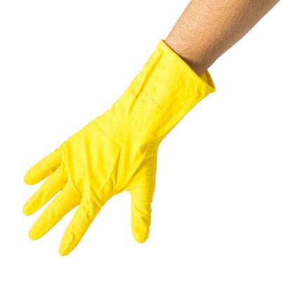 Luva Latex Multiuso Amarela P Bompack Ca 38663