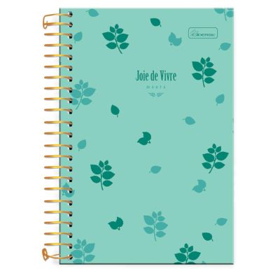 Caderno Colegial Capa Dura 10x1 160fls Joie De Vivre Cadersil - Capa 3