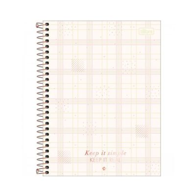 Caderno Colegial Capa Dura 1x1 80fls Soho Tilibra - Capa2
