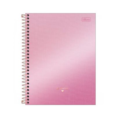 Caderno Colegial Capa Dura 1x1 80fls West Village Metalizado Tilibra - Capa2