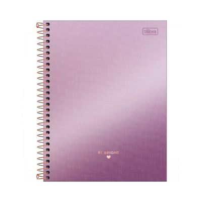 Caderno Colegial Capa Dura 1x1 80fls West Village Metalizado Tilibra - Capa4