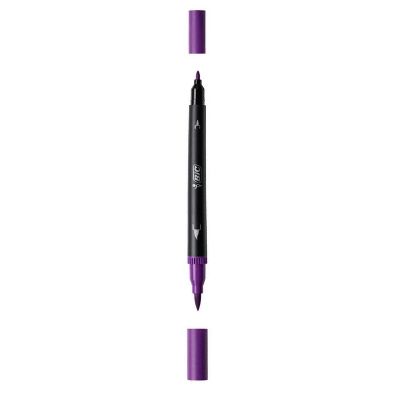 Caneta Hidrografica Intensity Dual Roxa Bic