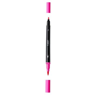 Caneta Hidrografica Intensity Dual Rosa Bic