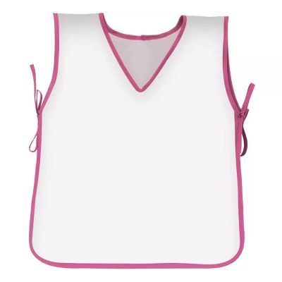 Avental Infantil Branco C/ Rosa 093rs Dac