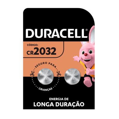 Pilha Lithium Botao Cr2032 3v C/2 Un Duracell