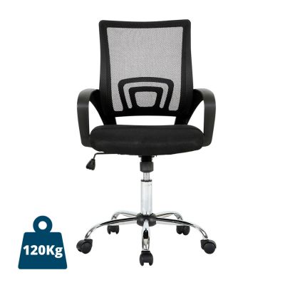 Cadeira Secretaria C/braco Preta Executive Ga197 Multi