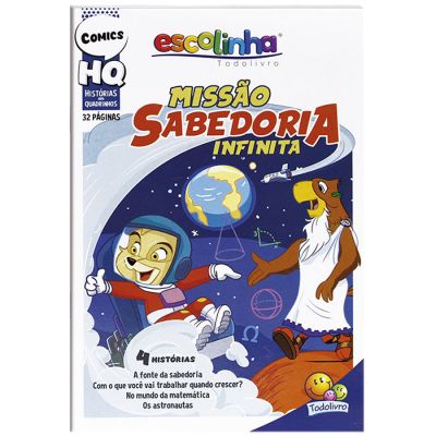 Historias Em Quadrinhos Escolinha 32pgs - Missao Sabedoria Infinita Todolivro