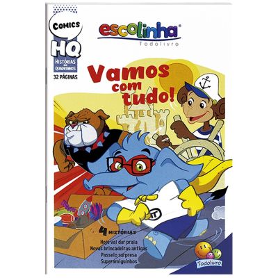 Historias Em Quadrinhos Escolinha 32pgs - Vamos Com Tudo Todolivro