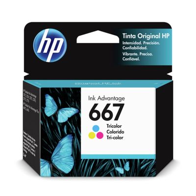 Cartucho De Tinta Hp 667 - 3ym78ab Tricolor Original