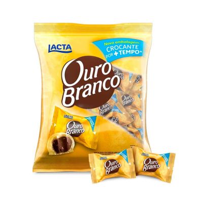 Bombom Chocolate Ouro Branco 1kg Lacta