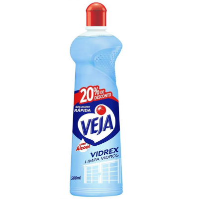 Limpa Vidros Veja Vidrex 500ml (embalagem Promocional)