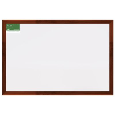 Quadro Branco 60 X 90 Madeira Cor Mogno 2008 Souza