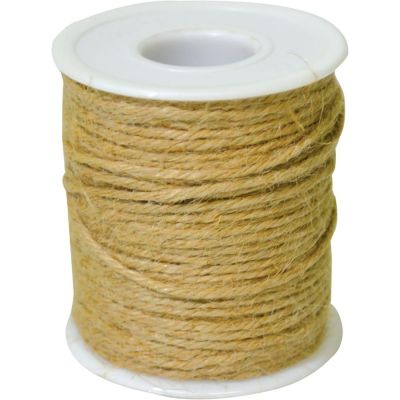 Fio De Juta Natural 2mm X 50m Kit