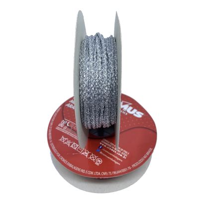 Fio Metal Aramado Prata 2mmx10m Cromus