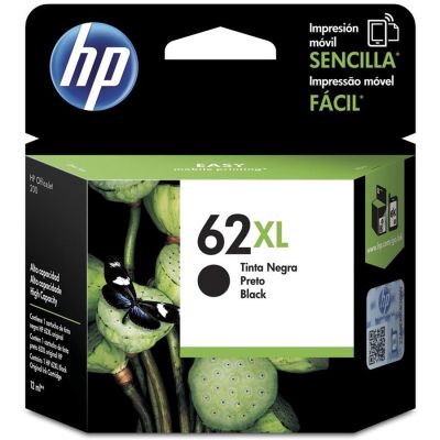 Cartucho De Tinta Hp 62xl - C2p05al Preto 12ml Original