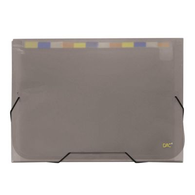 Pasta Sanfona A4 12 Divisoes Fume Dac 6090pp-fm