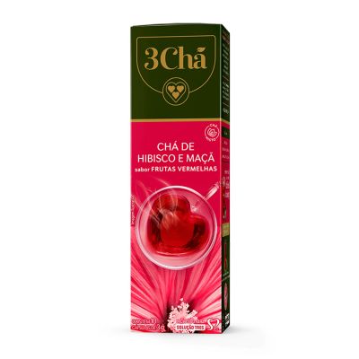 Capsula Cha Misto Hibisco E Maca Tres 30g C/10 Unidades