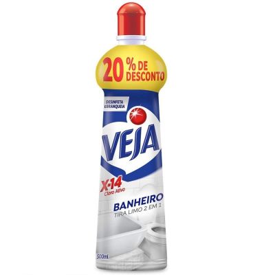 Limpador Banheiro 500ml Veja X14 Tira Limo Squezze (embalagem Promocional)