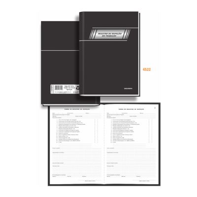 Livro Fiscal Inspecao Do Trabalho 50fls 215x315 4522 Sidgraph