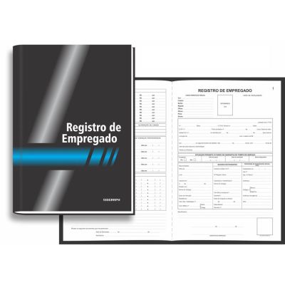 Livro Registro De Empregados 50fls Sidgraph