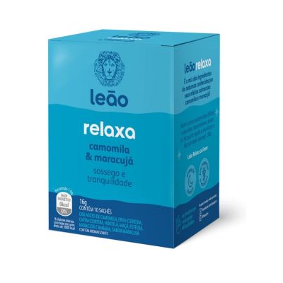Cha Camomila E Maracuja Relaxa C/10 16g Leao
