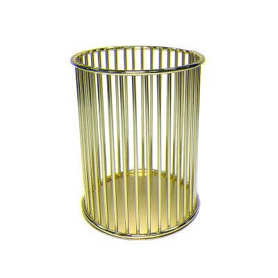 Porta Lapis Aramado Dourado Next Office Ct44