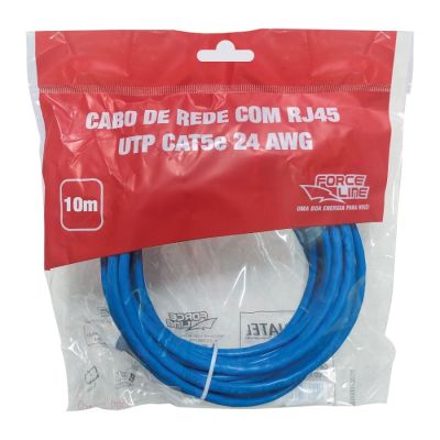 Cabo De Rede Cat5e C/10m Force Line