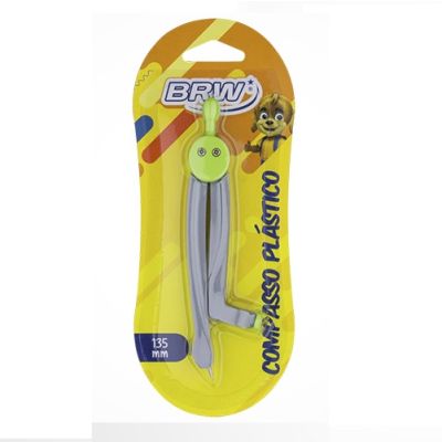 Compasso Escolar Plastico Cp1001 Brw
