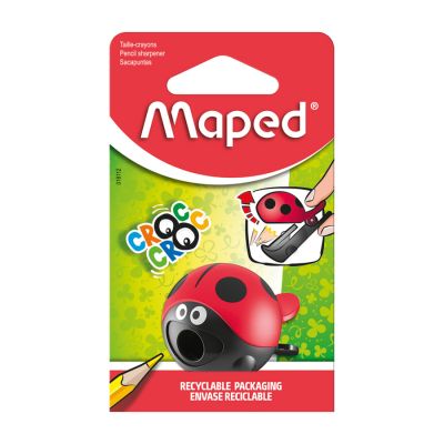 Apontador C/ Deposito Croc Croc Easy Joaninha Bls C/1 018114 Maped