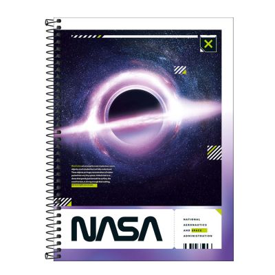 Caderno Universitario Capa Dura 1x1 80fls Nasa Tilibra