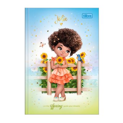 Caderno Linguagem Brochura Capa Dura 1/4 48fls Jolie Tilibra