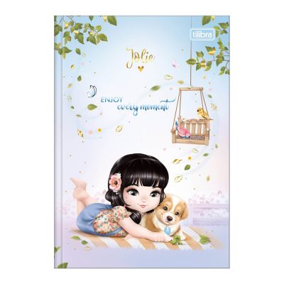 Caderno Linguagem Brochura Capa Dura 1/4 80fls Jolie Tilibra