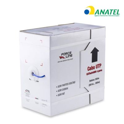 Cabo De Rede Cat5e Cx C/305m Force Line