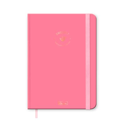 Caderneta Brochura Capa Dura Pontilhada 80fls Sweetly Cadersil