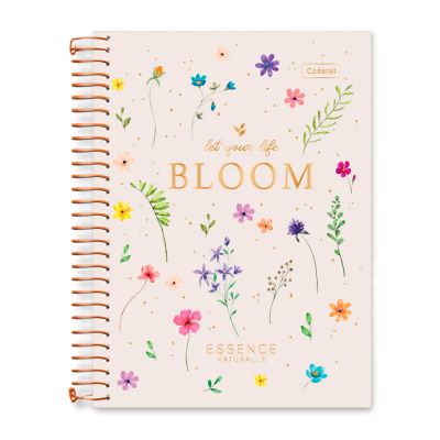 Caderno Colegial Capa Dura 1x1 80fls Essence Naturalle Cadersil