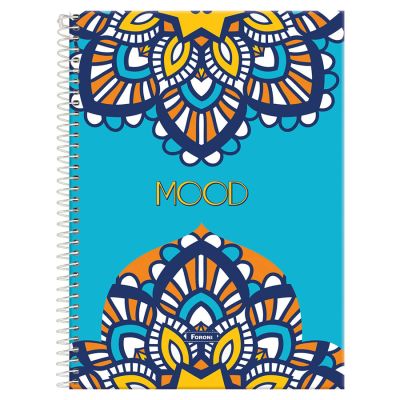 Caderno Universitario Capa Dura 1x1 80fls Mood Foroni.