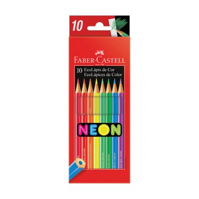 Lapis De Cor Ecolapis Neon C/10 Faber-castell